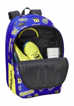 Sac à Dos De Tennis Wilson Minions V3.0 Team Backpack Blue Yellow -Magasin De Sport De Tennis 0975126849723 wr80256015minionsv3teambackpackbuyepnghigh res no bg