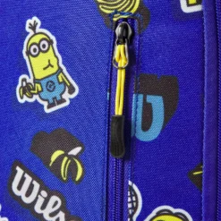 Sac à Dos De Tennis Wilson Minions V3.0 Team Backpack Blue Yellow -Magasin De Sport De Tennis 0975126849725 wr80256014minionsv3teambackpackbuyepnghigh res