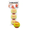 Balles De Tennis HEAD 3B TIP Red 1 Balles De Tennis HEAD 3B TIP Red -Magasin De Sport De Tennis 578113 polybagred3b