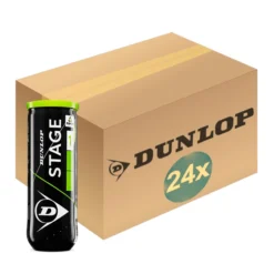 Balles De Tennis Dunlop Stage 1 Green 3 Balles (Boîte De 24x3)
