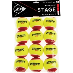 Balle De Tennis Dunlop Stage 3 Red (12 Balles) 2020