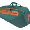 Sac De Tennis HEAD Pro Racquet Bag 6R Dark Cyan Fluo Orange -Magasin De Sport De Tennis 7247946273651 pro racquet bag m dyfo 1 no bg