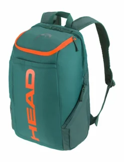 Sac à Dos De Tennis HEAD Pro X Backpack 28L Dark Cyan Fluo Orange