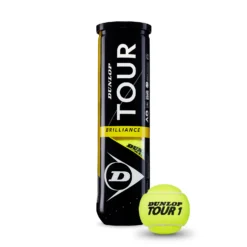 Balle De Tennis Dunlop Tour Brilliance (4 Balles) 2020 -Magasin De Sport De Tennis DT19 601327 TOUR20BRILLIANCE 4PET 03