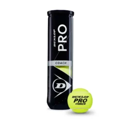 Balle De Tennis Dunlop Pro Coach (Boîte De 4) 2020 -Magasin De Sport De Tennis DT19 601329 PRO20COACH 4PET 03