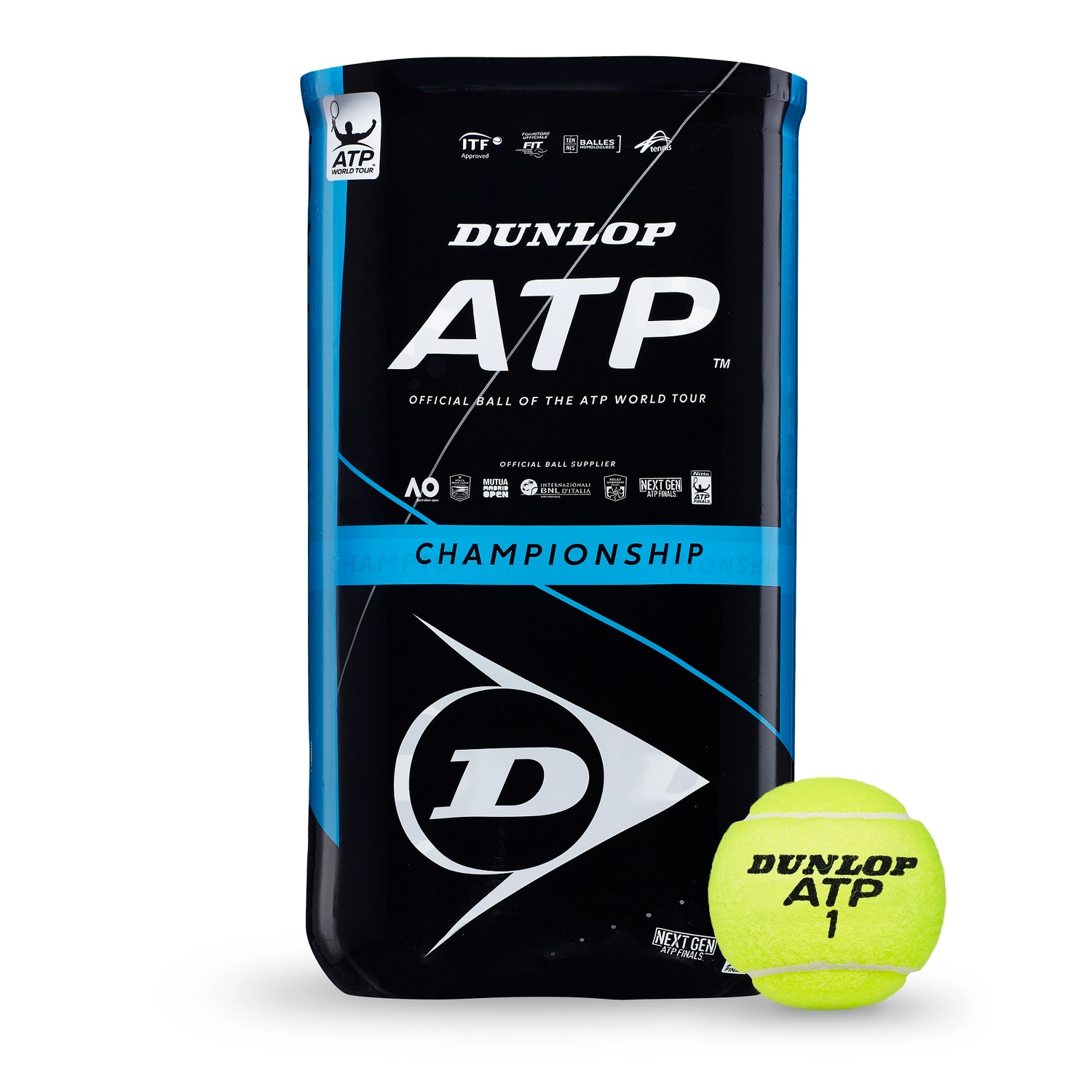 Balle De Tennis Dunlop ATP Championship 2 X 4 Balles (Boîte 9x 2/4) 2020 5 Balle De Tennis Dunlop ATP Championship 2 X 4 Balles (Boîte 9x 2/4) 2020 – Image 3