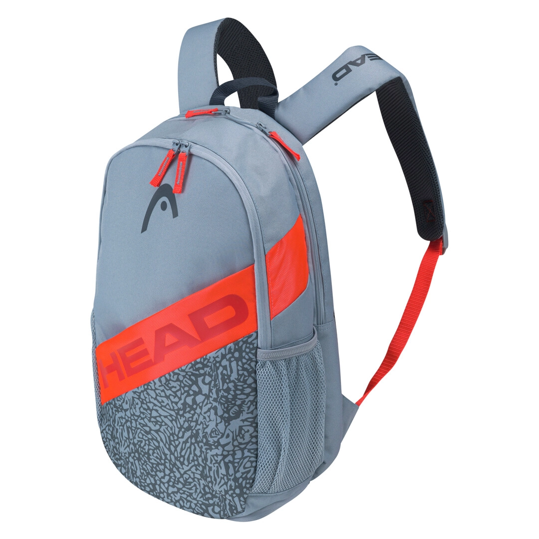 Sac De Tennis HEAD Elite Backpack Grey N Orange 3 Sac De Tennis HEAD Elite Backpack Grey N Orange