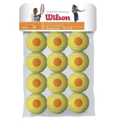 Balles De Tennis Wilson Starter Orange T 12 Pack Jaune Orange