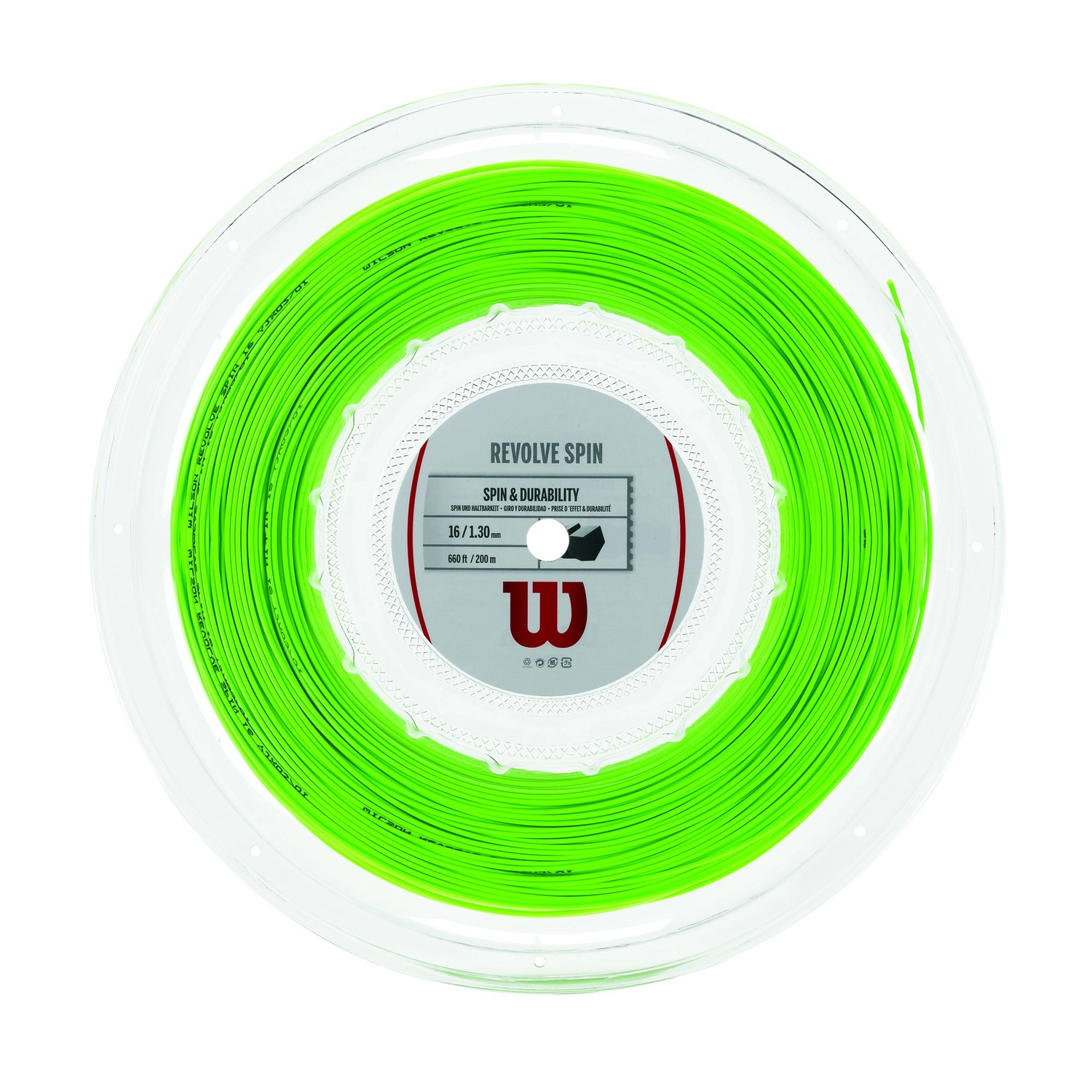 Cordage Wilson Revolve Spin 16 Reel Green 3 Cordage Wilson Revolve Spin 16 Reel Green