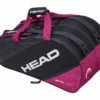 Sac De Padel HEAD Elite Supercombi Antracite Pink 1 Sac De Padel HEAD Elite Supercombi Antracite Pink -Magasin De Sport De Tennis elite padel supercombi anthracite pink no bg