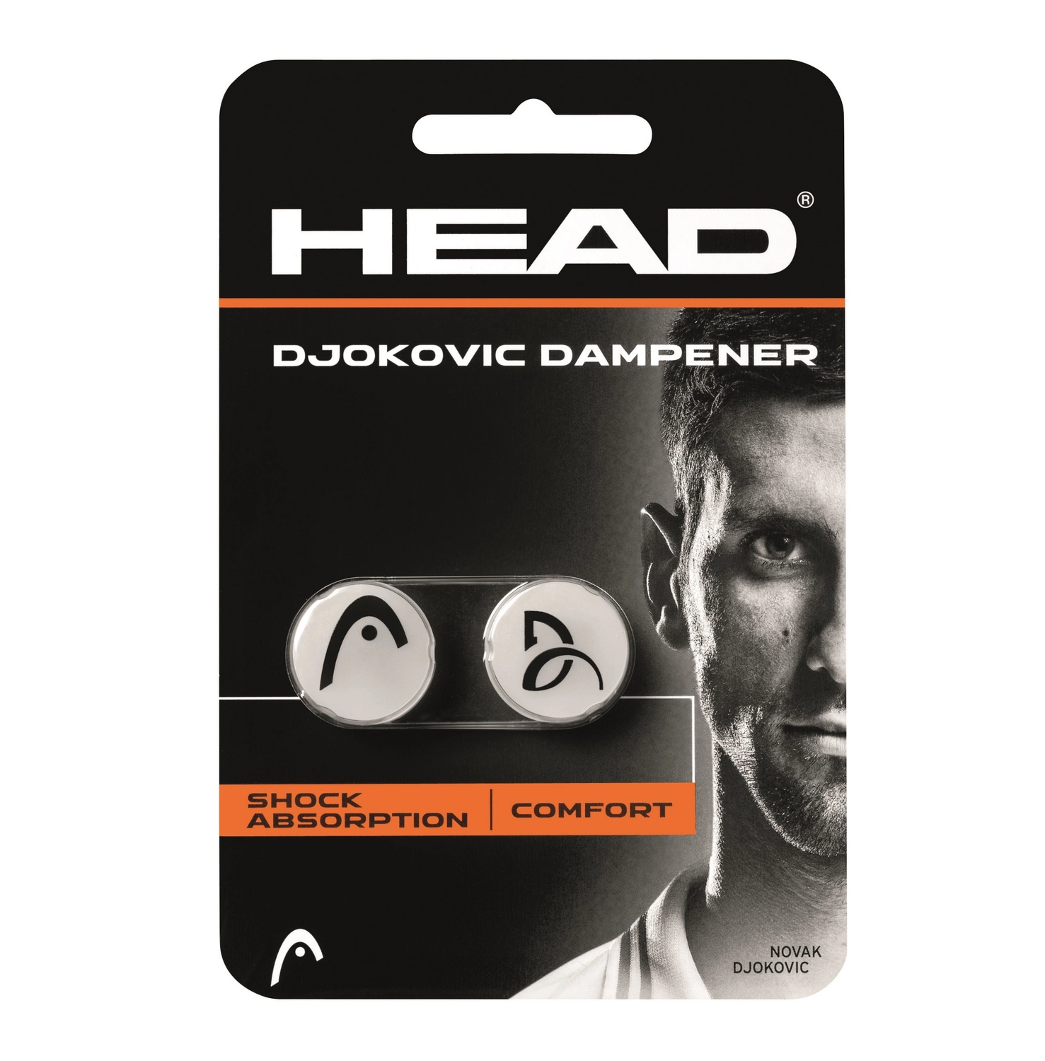 Head Anti-vibrateur HAED Djokovic Dampener WH (2 Pièces) 3 Head Anti-vibrateur HAED Djokovic Dampener WH (2 Pièces)