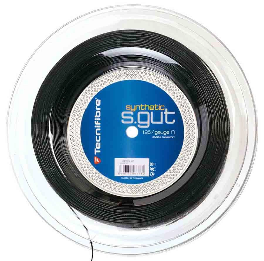 Cordage Tecnifibre Reel 200M Synthetic Gut Noir 1,35 3 Cordage Tecnifibre Reel 200M Synthetic Gut Noir 1,35