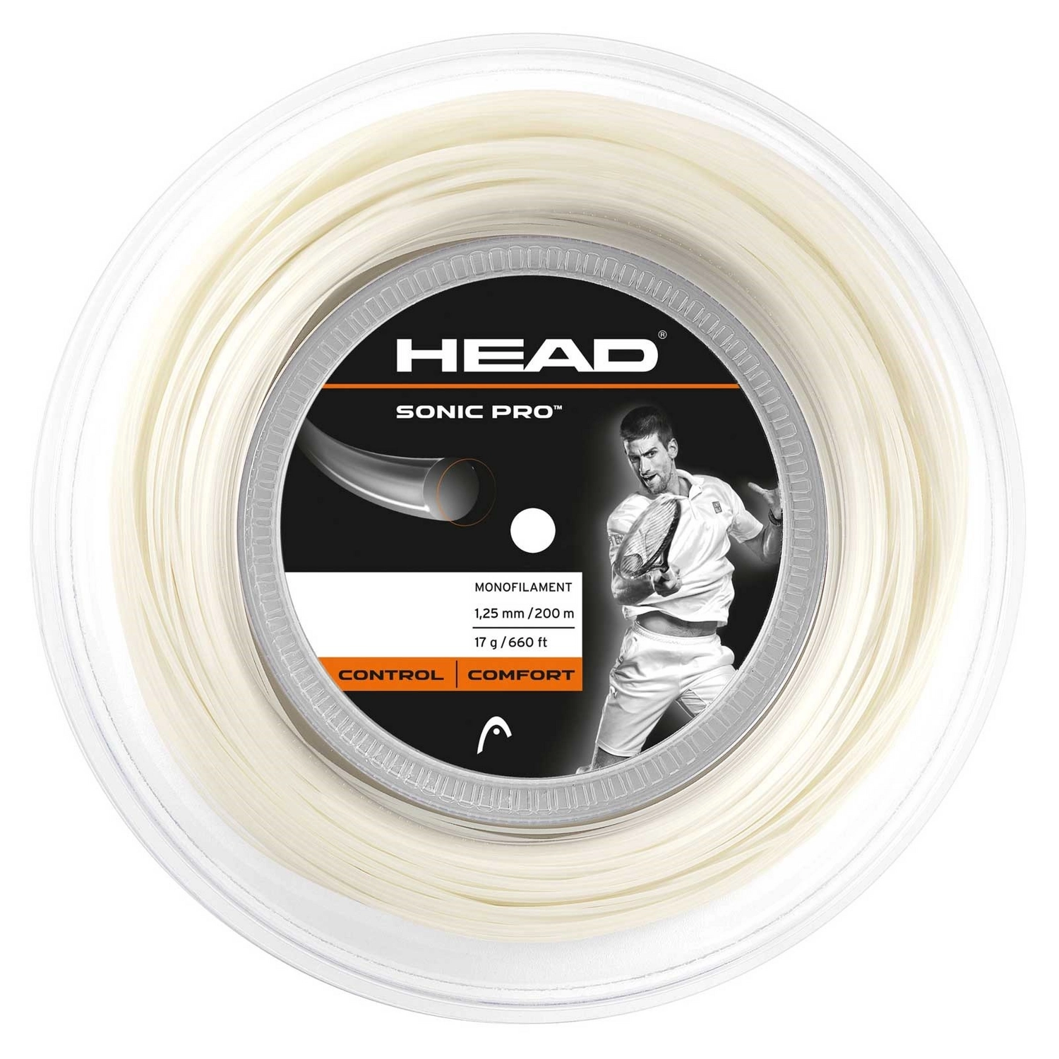 Cordage HEAD Sonic Pro 200M 17 WH 3 Cordage HEAD Sonic Pro 200M 17 WH